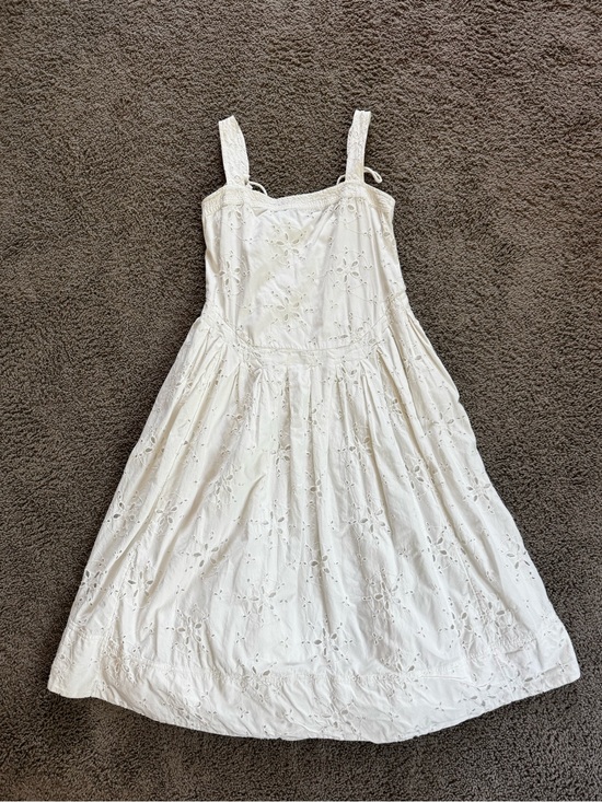 Free People Dresses & Skirts - Free people women’s White Eyelet Sundress - Lightweight Summer Dress